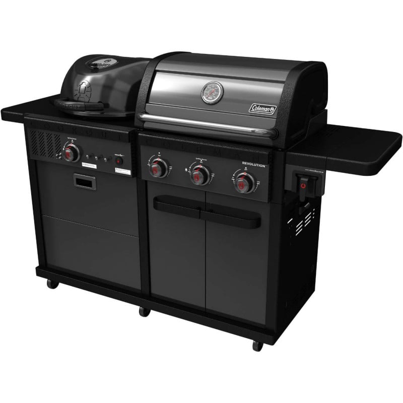 Coleman Revolution Dual Fuel BBQ Black Matte revdfbma