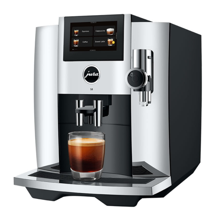 Jura S8 Automatic Coffee Machine Chrome