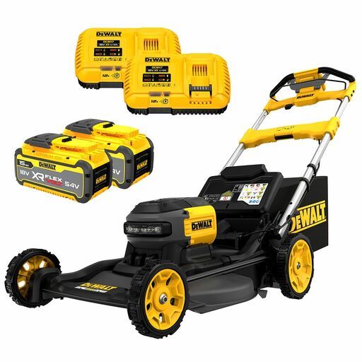 DeWalt 54V 2 x 15.0Ah 53cm Self-Propelled Mower Kit DCMWSP660Z2-XE