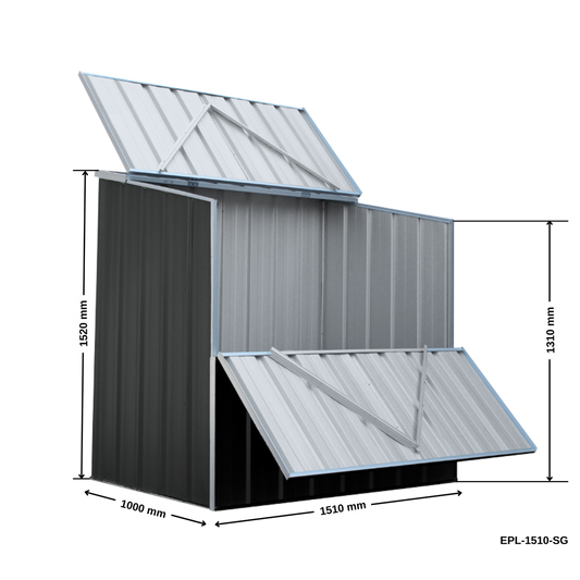 1.5m x 0.97m Pool Pump Shed