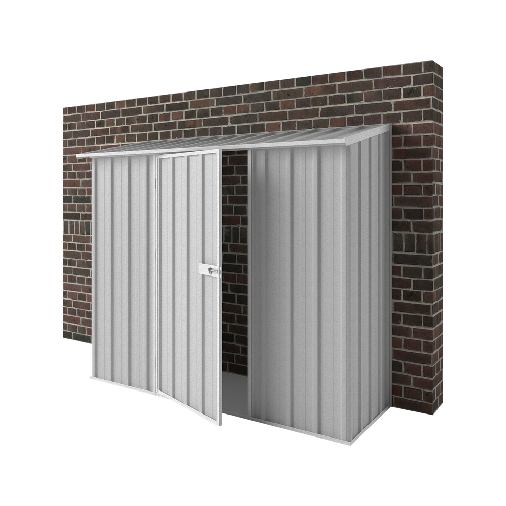 2.25m x 0.78m Off The Wall Garden Shed