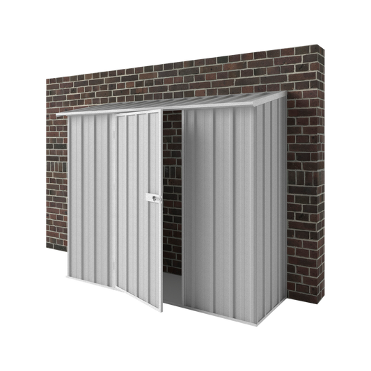 2.25m x 0.78m Off The Wall Garden Shed