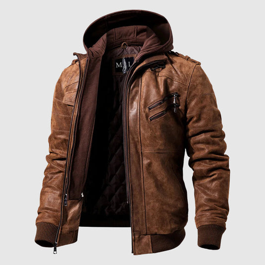 Lorenzo Vitali Ironwood Leather Jacket