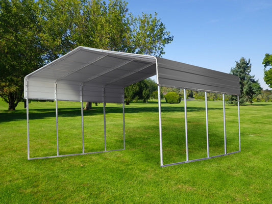 6m x Portable Carport Kit Shade Shed