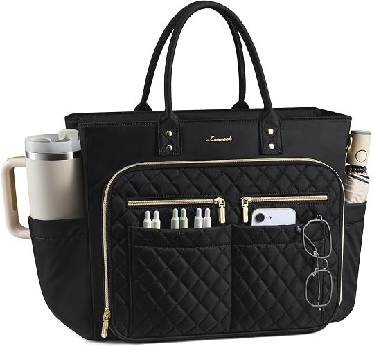 LOVEVOOK Tote Bag for Women, Teacher Nurse Work Laptop Bag