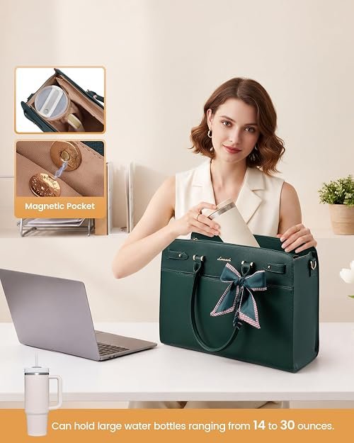 LOVEVOOK Laptop Tote Bag for Women - Image 3